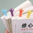 thumbnail image 6 of Cheers US 4Pcs Lovely Silicone Hand Bookmark Book Marker Silicone Bookmarks,Lovely Book Marker for Office School Supplies Stationery Assorted Colors Creative Gift for Students Bookworm, 6 of 7