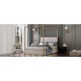 thumbnail image 4 of Restonic Gold Canopy Frame Bed - Sturdy Metal & Luxurious Velvet, 4 of 10