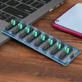 thumbnail image 1 of Placa de resistencia programable de ocho décadas 1R-9999999R Módulo de resistencia de 1/2 vatio Universal  Accesorios Electrónicos, 1 of 9