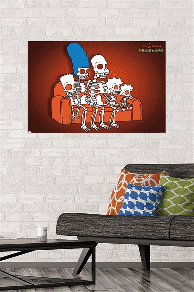 The Simpsons: Treehouse of Horror - Family Bones Wall Poster, 22.375" x 34"