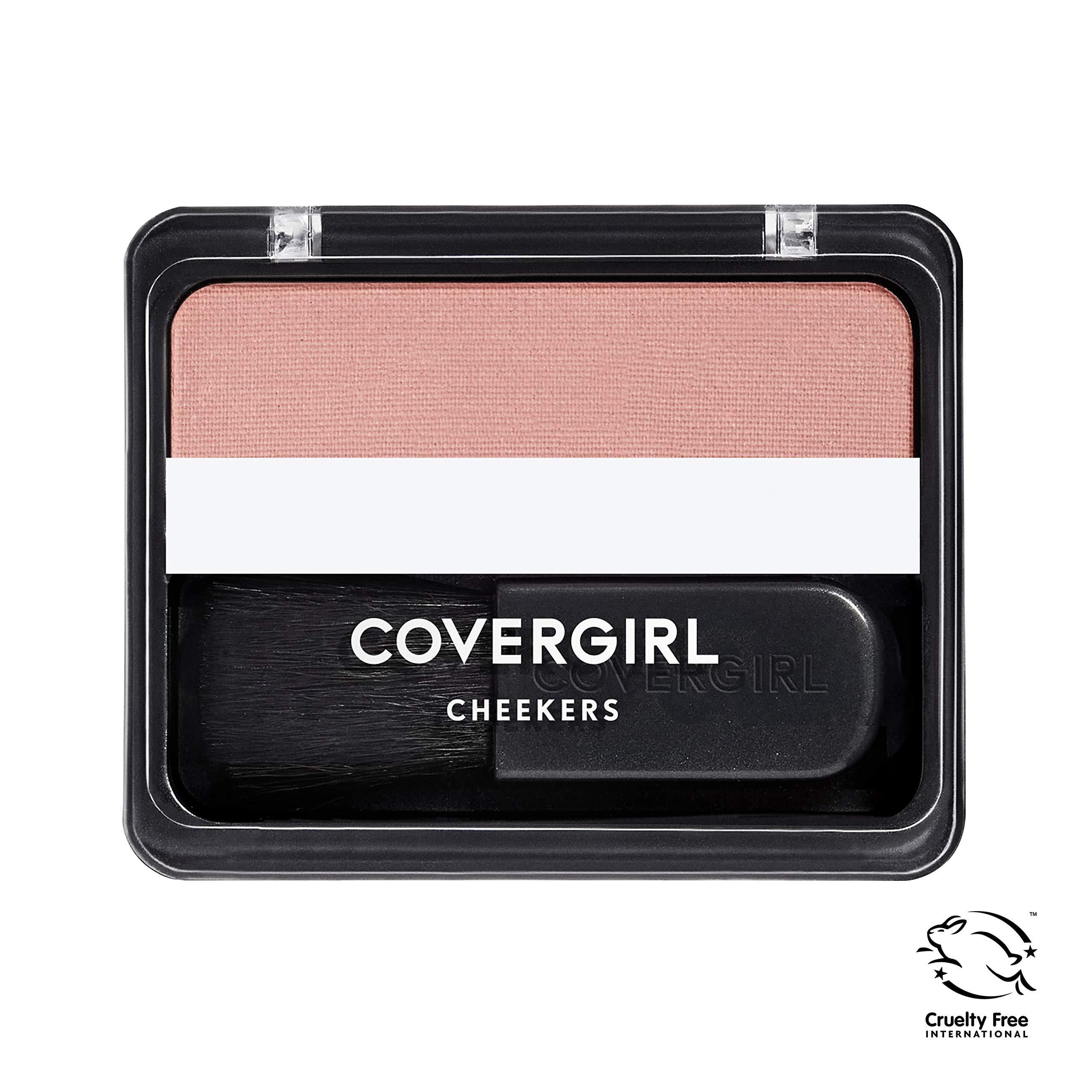 COVERGIRL Cheekers Blendable Powder Blush, Brick Rose 180, 0.12 ounce (Packaging May Vary) 1 Count