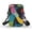 2. Piano Keys Wavy Notes, variant on St. Patrick's Day Icons Mix Underarm Shoulder Bag, Polyester 2 Zippers for Unisex