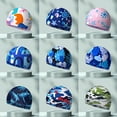 thumbnail image 3 of Kids Swim Caps for Boys Girls Age 2-12 Swimming Hat Pool Cap Child Swim Hat for Toddler Youth, 3 of 10