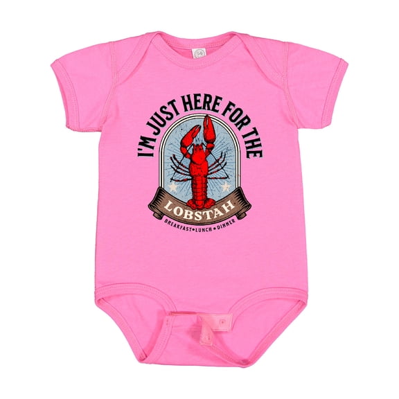 Inktastic Maine Just Here for the Lobster Boys or Girls Baby Bodysuit