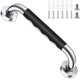 thumbnail image 1 of 30cm Black Safety Bathtub, Non-Slip, Wall-Mounted Stainless Steel Grab Bar, 1 of 5