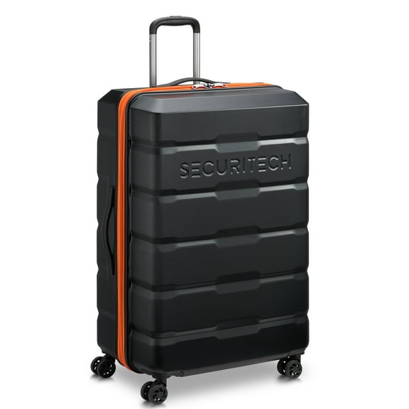 Securitech by Delsey, Citadel 31" Large Checked Hardside Spinner Luggage Black
