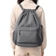 thumbnail image 3 of Mochila Con Cordón Cvjmhjk (gris), 3 of 9