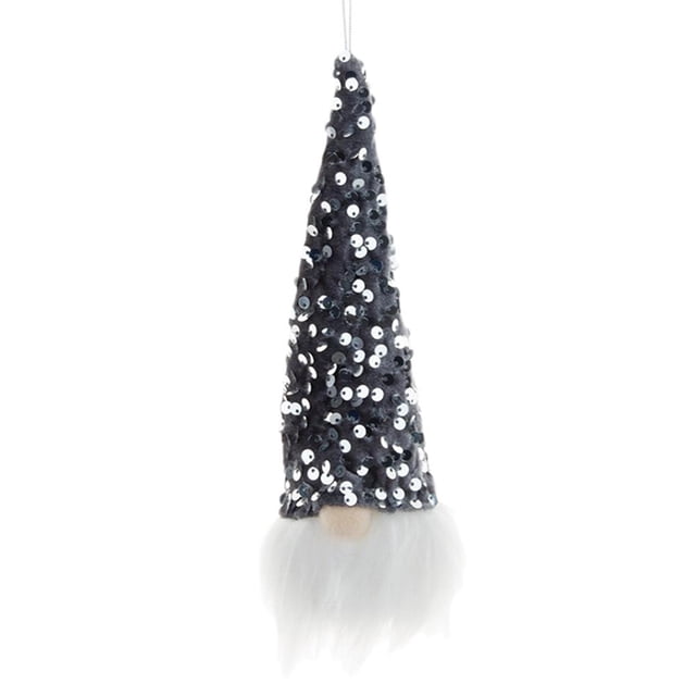 Iluminado Tomte sueco Lindo escandinavo Santa Elf Home Decor (gris)