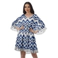 thumbnail image 1 of Moomaya Robe de Plage Imprimée Vêtements de Vacances Femmes Robes en Georgette pour Femmes, 1 of 6