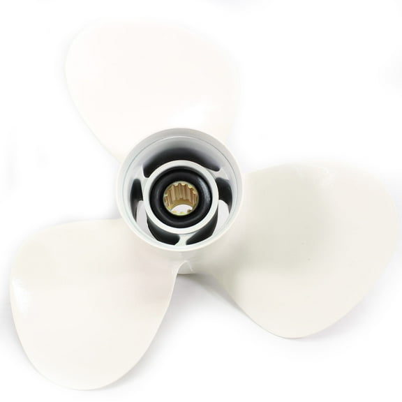 Yamaha New OEM 12 1/4 X 9 RH Aluminum Propeller, 663-45956-01-00