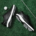 thumbnail image 3 of SKIUHS Men's Golf Shoes – Spiked Sole for Traction, Breathable Water-Resistant Upper & Comfort for On-Course Play, 3 of 6