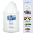 thumbnail image 5 of Ginger Lily Farms Botanicals ZeroDerm Advanced Therapy Moisturizing Conditioner for All Hair Types, 100% Vegan, Cruelty and Fragrance Free, 1 Gallon Refill, White, Unscented, 128 Fl Oz, 5 of 5