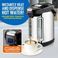 thumbnail image 3 of Nutrichef Digital Water Boiler and Warmer stainless Electric Hot Water Dispenser, 3 of 7