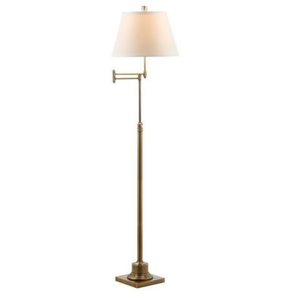 Kingfisher Lane Ingram Swivel Floor Lamp in Gold