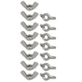 thumbnail image 1 of Unique Bargains Écrou Papillon en Acier Inoxydable 304 Filetage M5 Pas 0.8mm 15 Pcs, 1 of 2