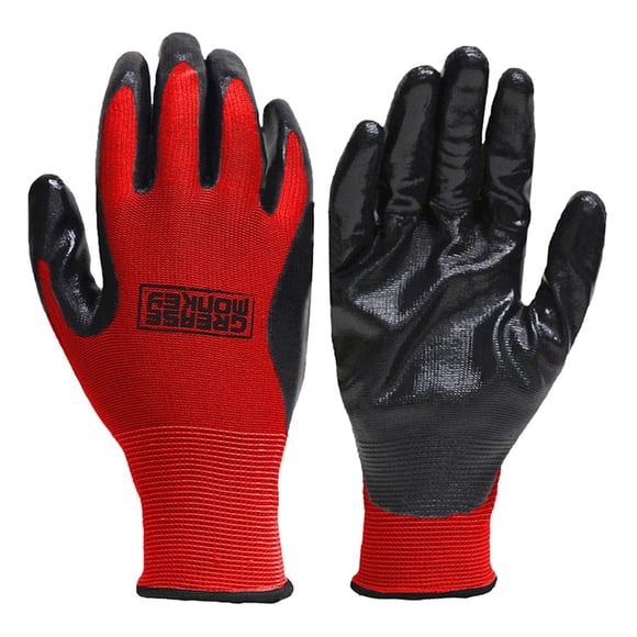 Guantes Grease Monkey Poliéster Nitrilo Antideslizante