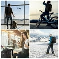 thumbnail image 2 of VESERI Sac à Dos de Voyage pour Ordinateur Portable 18.4 Po PC avec Compartiment à Chaussures Port de Charge USB, Sac de Sport pour Randonnée Camping, Imperméable pour Hommes Femmes Garçons, Noir, 2 of 7