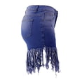thumbnail image 4 of TRUBKH denim shorts jean shorts womens high waisted shorts women jorts women shorts for women Blue L, 4 of 4
