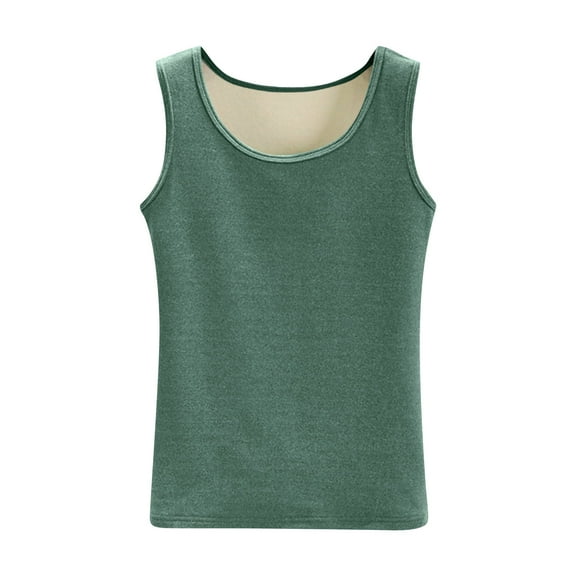 Fznquz Green Womens Tank Tops Plain Basic Sleeveless Shirt Casual Solid Summer Women's Clothing