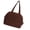 Coffee, variant on Aellinatey Fashionable Quilted Nylon Shopper Bag With Zipper Top And Storage Pockets