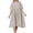 Light Gray, variant on OSOLU Women Casual Dress Short Sleeve O-Neck Basic Solid Color Everyday Summer Spring Dresses Holiday Hawaiian Flowy Sundress