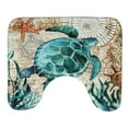 thumbnail image 4 of 3PCS Bath Mats Set Shark Sea World Anti-Slip Pedestal Absorbent Doormat Floor Rug Shower Toilet seat Cushion for Bathroom New Year's Gift, 4 of 5