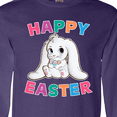 thumbnail image 4 of Inktastic Happy Easter Adorable Bunny Long Sleeve T-Shirt, 4 of 5