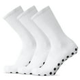 thumbnail image 1 of Graflsoa Hexagon Grip Soccer Socks - 3-Pack, Breathable & Anti-Slip, Polyester Blend, Multiple Colors, Sizes 38-44, Lightweight & Durable, 1 of 4