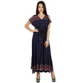 thumbnail image 1 of Bimba Robe Longue Maxi Décontractée pour Femmes Épaules Dénudées Vêtements d'Été Boho Chic, 1 of 9
