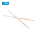 thumbnail image 3 of Baquetas de madera de arce 7A con empuñadura antideslizante, baquetas blancas para tocar música, 1 par, 3 of 7