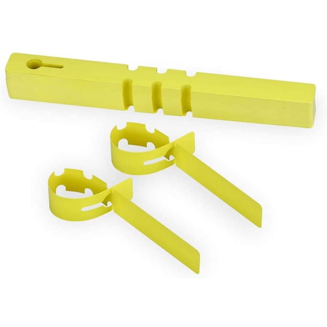 200 piezas 21X2 CM etiqueta de jardinería etiqueta de plástico etiqueta colgante etiqueta de jardín vegetal, amarillo
