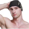 thumbnail image 3 of FYBTO Swimming Cap Funny Skeleton Lovely Unisex Adult FYBTO Polyester, 3 of 4