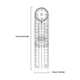 thumbnail image 5 of Advancent Regla espinal de ángulo de goniómetro, herramienta de medición transparente, transportador de espinas, dispositivo de medida de Herramientas y accesorios para hornear, 5 of 5
