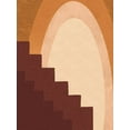 thumbnail image 2 of Prime, Marcus 15x18 Black Ornate Wood Framed with Double Matting Museum Art Print Titled - Descending Path 1, 2 of 4