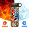 thumbnail image 6 of Bingfone Squirrel Mushroom Yellow Flower Print 18oz Sports Insulated Kettle With Straw, Leakproof & BPA Free, Drinking Sports Water Bottle for Fitness, Gym & Outdoor, 6 of 8