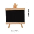 thumbnail image 6 of PENIKOKO Wooden Easel Stand Menu Board Rustic Display for Kitchen, Shops, Cafes - 1 Set, 6 of 8