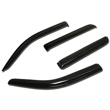 - For 2009 to 2014 Ford F-150 Super Crew Cab 12th Gen 4pcs Window Vent Visor Deflector Rain Guard (Dark Smoke) 10 11 12 13
