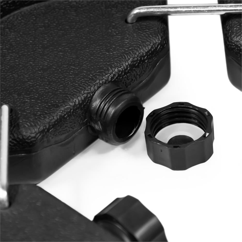 Greemotion Tengram Black Heavy-Duty Plastic Patio Cantilever Umbrella Base