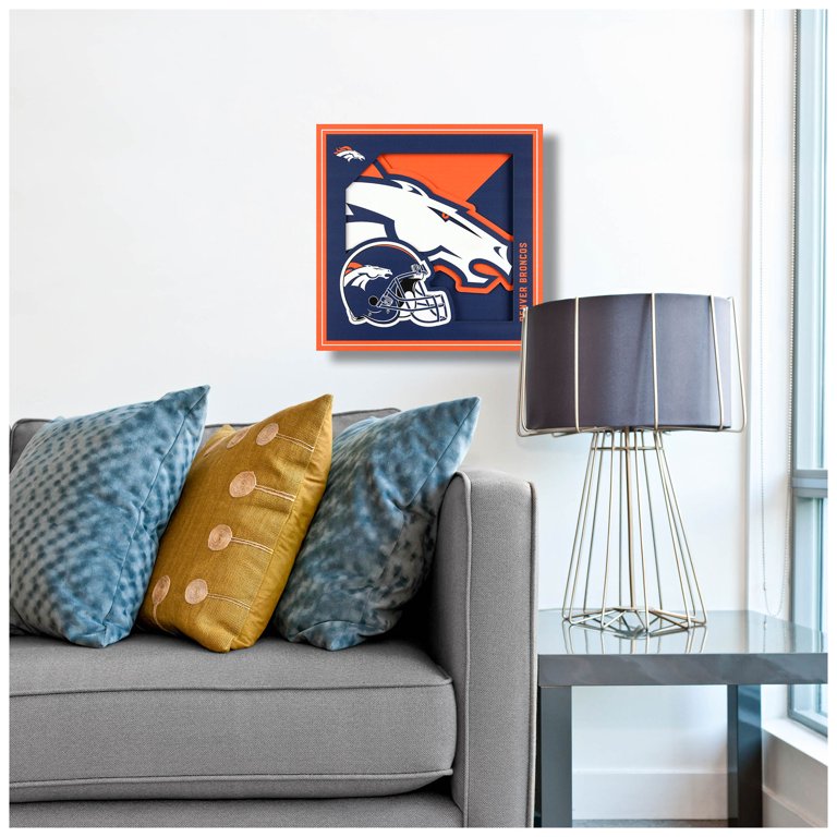 Logo Brands Denver Broncos Mega Plush Football