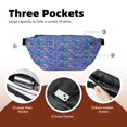 thumbnail image 2 of Sigee Colorful Mushrooms for Multi-functional Belt Bag for Men and Women With Adjustable Strap For Travel Running Hiking, 2 of 8