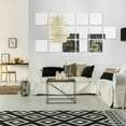 thumbnail image 5 of Removable Acrylic Mirror Setting Wall Sticker Decal DIY Modern Decoration for Home Living Room Bedroom Decor (12pcs 15cmx15cm), 5 of 6