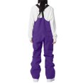 thumbnail image 3 of TrendVibe365 Ski Clothes Women Ski Pants Windproof Single Double Skateboarding Skiwear Warm Fashionable Skiwear Clothes Pants Purple XL, 3 of 4