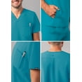 thumbnail image 4 of Adar Addition Scrubs For Men - Modern Multi Pocket V-Neck Scrub Top, 4 of 7
