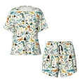 thumbnail image 4 of Xecao Cartoon Dinosaur print Swimsuit for women, Summer-ready, sporty style.Quick-dry fabric. Many sizes & colors., 4 of 9