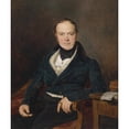 thumbnail image 3 of Ferdinand Georg Waldmüller 12x14 Black Modern Framed Museum Art Print Titled - Portrait August Walter (1834), 3 of 5