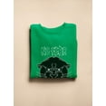 thumbnail image 3 of Panther With No Fear Quote Sweatshirt Women -Image by Shutterstock, Female Medium, 3 of 4