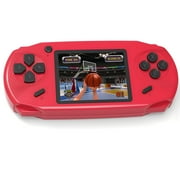Beijue Rechargeable 16 Bit Handheld Game Console Toy for Kids with 3.0'' Color LCD 100 Games (Red)