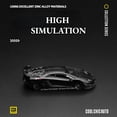 thumbnail image 3 of LAMBORGHINI-modelo de coche aventurador SVJ, réplica de Metal a escala, arte en miniatura, vehículo fundido a presión, adorno, juguete de regalo para niño, 1/64, 3 of 5