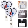 thumbnail image 3 of Miangastore Release Plastic Buckles Unique Badge Clip for Medical Staff 2Pack, 3 of 8