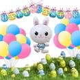 thumbnail image 3 of Kit de globos de Pascua Dolity, decoración de fondo para bodas y fiestas. Rosa, 3 of 7